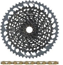 SRAM GX Eagle XG-1275 Kassette + Eagle Kette 12-fach Verschleißset -Fahrradteile 338266