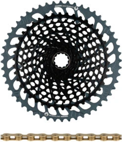 SRAM X01 Eagle XG-1295 Kassette + Eagle Kette 12-fach Verschleißset -Fahrradteile 347894
